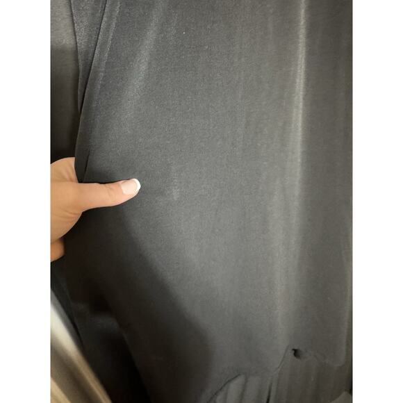 Outlooks Strapless Top Black Small NEW 90s Y2K Asymmetrical Whimsigoth Fairy - Picture 10 of 15